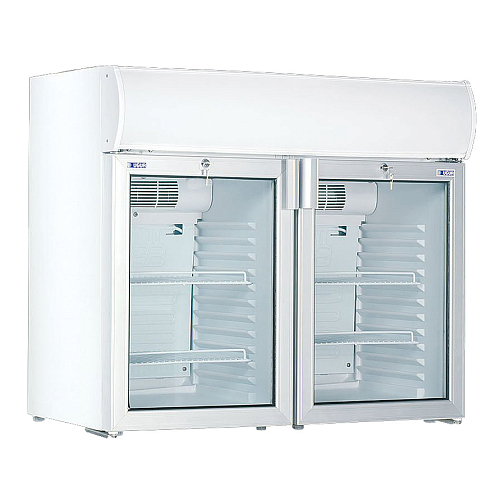 Холодильный шкаф UGUR USS 190 DIKL (2 расп.стекл.двери)