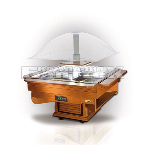 Салат-бар охлаждаемый SCAIOLA Cupola с подсветкой