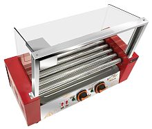 Гриль роликовый Airhot RG-5S для хот-догов с защитным экраном