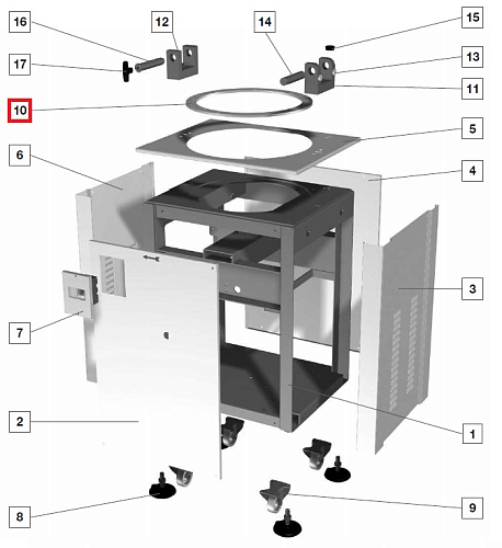 Кольцо антифрикционное 50850022 д/машины тестоделительно-округлительной т.м. WLBake, мод. VDR SA 36