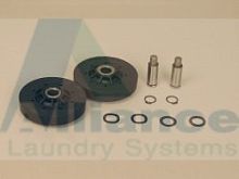 Колесо опорное в сборе RB170002 для машин стирально-сушильных серии NT