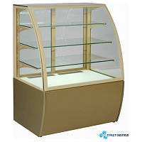 Витрина кондитерская охлаждаемая UNIS Eden 100, bronze