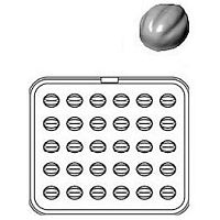 Форма Piastra 5 для тарталетницы Pavoni Cookmatic