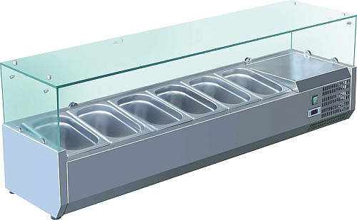 Витрина холодильная настольная Koreco VRX 1400-330 (335I)