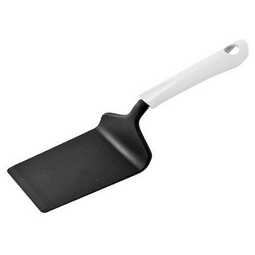 Лопатка для антипригарных поверхностей L=28 см изогн. раб. часть 11*8 см пластик. ручка нейлон FM /1/6/96/