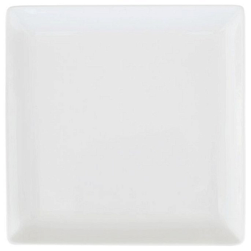 Тарелка квадратная 140*140 мм. с приподнятым краем Джульет /6/
