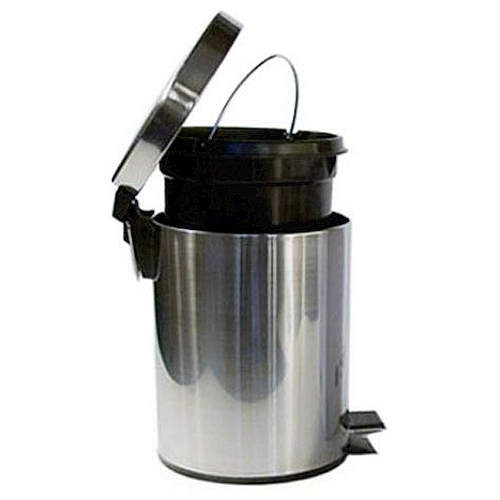 Ведро педальное 5 л. нерж. (RGS-3053А) /1/12/