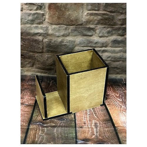 Подставка сервировочная для салфеток и столовых приборов 160*85*120 мм. (РС9) /1/