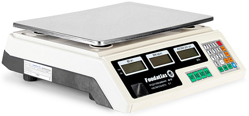 Торговые весы Foodatlas 40кг/2гр ВТ-40С