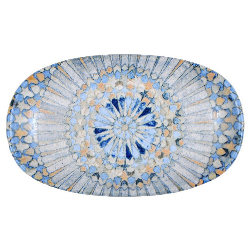 Блюдо овальное 150*85 мм. Мозаик, форма Гурмэ Bonna /1/12/3168/