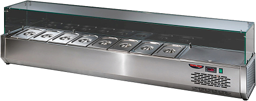 Витрина охлаждаемая настольная TECNODOM VR4190VD