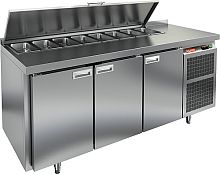 Стол охлаждаемый для салатов HICOLD SL1-111SN (1/3) (крышка)