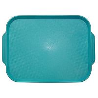 Поднос 45*35,5см. бирюзово-перламутровый (ПО5464) MG New /10/