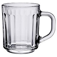 Кружка 275 мл. d=70, h=90 мм прозрач. Ретро /20/1320/