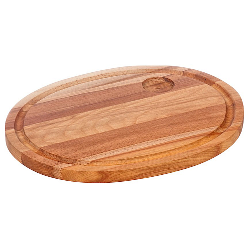 Доска для подачи 36*28*2,2 см. овал, бук /1/