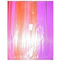 Трубочки коктейльные 0,5*21 см. 250 шт/уп. флуоресцент. прямые /1/48/