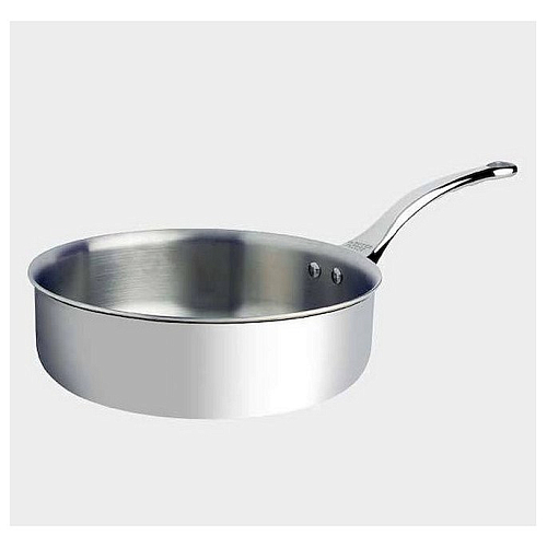 Сотейник 3 л. нерж. d=24 см. h=7,5 см. (индукция) Milady De Buyer /1/