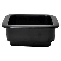 Гастроемкость 1/6 h=100 фарфор черная /1/