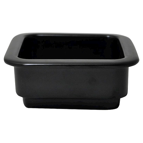 Гастроемкость 1/6 h=100 фарфор черная /1/