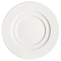 Тарелка d=170 мм. Белый Луп узкая полоска Bonna /1/12/1284/ ОСЕНЬ