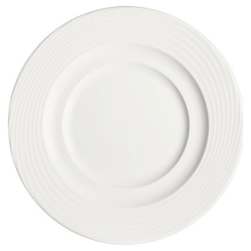 Тарелка d=170 мм. Белый Луп узкая полоска Bonna /1/12/1284/ ОСЕНЬ