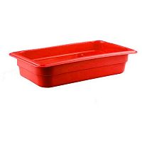 Гастроемкость 1/3 h=65 п/п красная Рс /1/7/