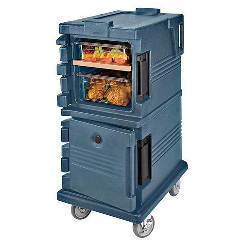 Термоконтейнер 40л.*2камеры, 520*690*1145мм. синевато-серый Cambro