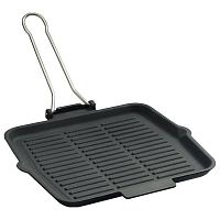 Сковорода-гриль 24*24 см. чугун, черная "ECO" LAVA