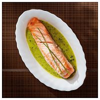 Блюдо овальное l=220 мм. Трианон (63118,66516) /6/36/