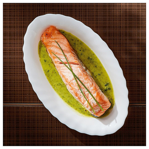 Блюдо овальное l=220 мм. Трианон (63118,66516) /6/36/