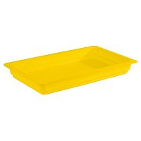 Гастроемкость 1/3 h=65 мм. 2 л. фарфор, желтая APS /1/12/