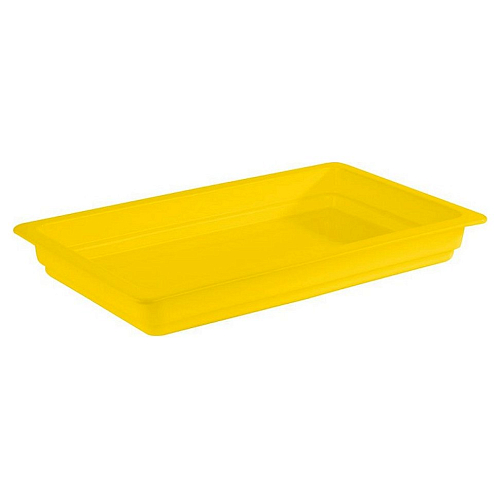 Гастроемкость 1/3 h=65 мм. 2 л. фарфор, желтая APS /1/12/