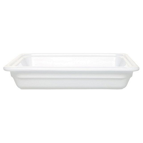 Гастроемкость 2/3 h=65 мм. 3,3 л. белая керам Emile Henry /1/2/160/