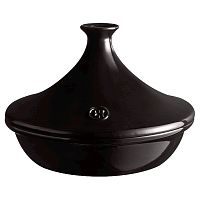 Тажин 3,0 л. d=320 мм. h=225 мм. с крышкой черный керам Emile Henry /1/