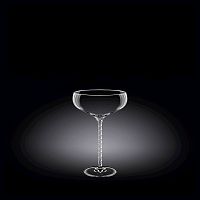 Шампанское-блюдце 300 мл. d=105 мм. h=175 мм. хрустальное стекло Джулия Wilmax /2/36/