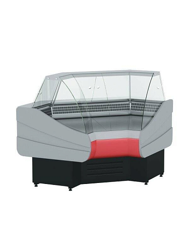 Витрина холодильная CRYSPI ВПС 0,39-0,79 (Octava IC 90) (верх3002глян_низ7016глян)