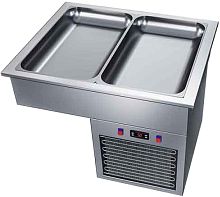 Салат-бар холодильный встраиваемый drop-in 2*GN1/1 Astropit АМВХ2-0730