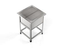 Ванна моечная GPsteel ВМ-1 600/600/850 С (ВМ-1/500) Стандарт