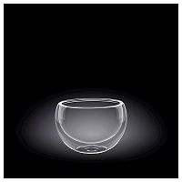Салатник d=75 мм. 160 мл с дв. стенками Thermo Glass Wilmax /6/120/