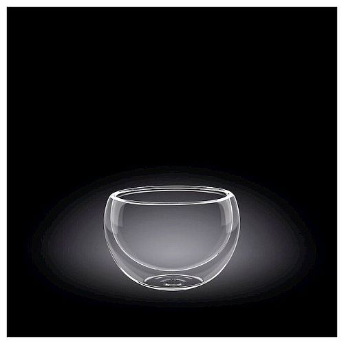 Салатник d=75 мм. 160 мл с дв. стенками Thermo Glass Wilmax /6/120/