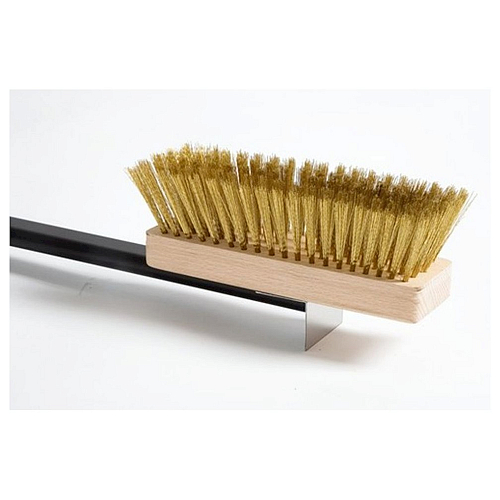 Щетка для печи L=120 см. с медной щетиной со скребком Gimetal /1/