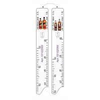 Линейка Johnnie Walker Red/Black (0,7л./1л.) L=28 см В=2 см /1/