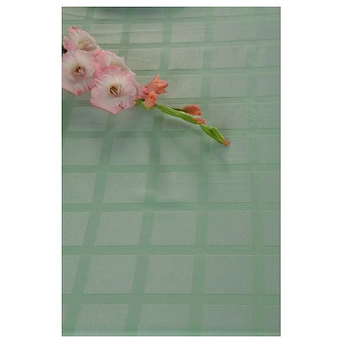 Скатерть 145*250 см. салатовая клетка /3/