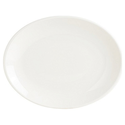 Блюдо овальное 200*160 мм. Белый, форма Мув Bonna /1/12/ ОСЕНЬ