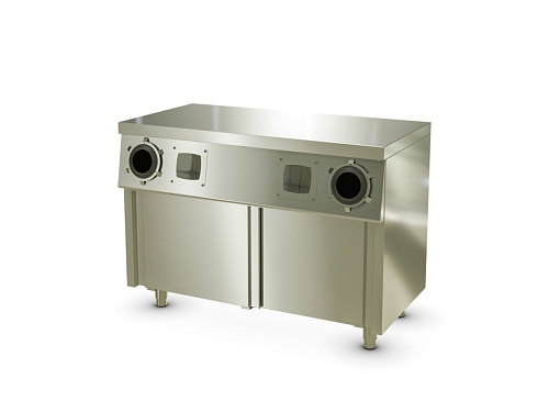 Стол-тумба с диспенсерами для стаканов Atesy СТД-2/1200-2 купе