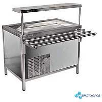 Прилавок охлаждаемый открытый комплект Rada Дана ПВО-11/7Н