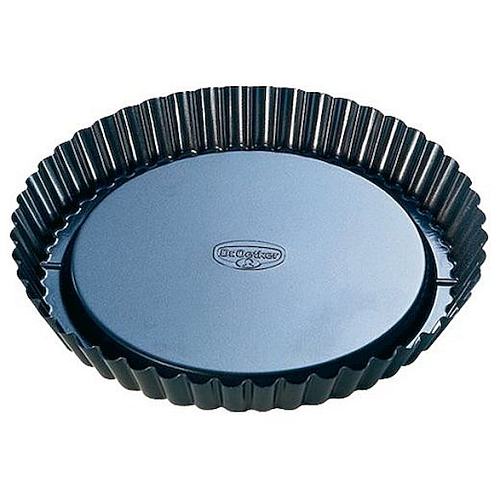 Форма для выпечки d=22 см рифленая черная жестяная FM Dr.Oetker /1/4/