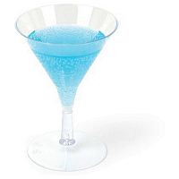 Бокал для мартини фуршетный 60 мл. d=64, h=93 мм. пластик (6 шт.) (81211082) /1/48/