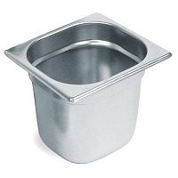 Гастроемкость 1/6 h=200 (1/6*8,0) нерж. MGSteel /36/