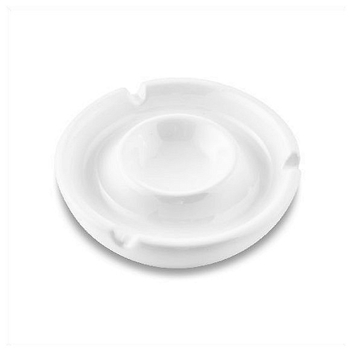 Пепельница d=14 см, h=4 см Киото Вайт/4/